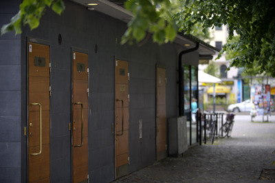 Public toilet refurbished in Sweden