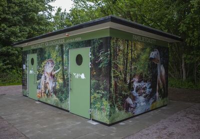 Public Toilets in the form of a Family Restroom at Fredriksdal